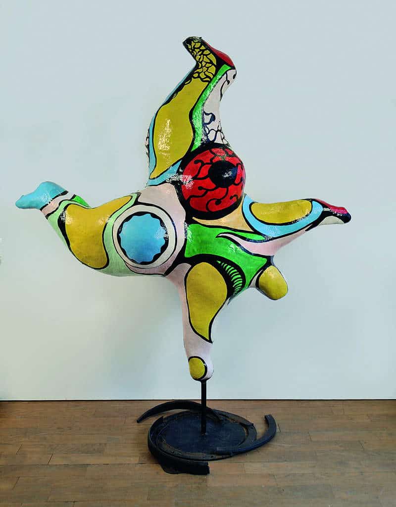 Bathing Beauty, 1965, Painted resin and joined iron base