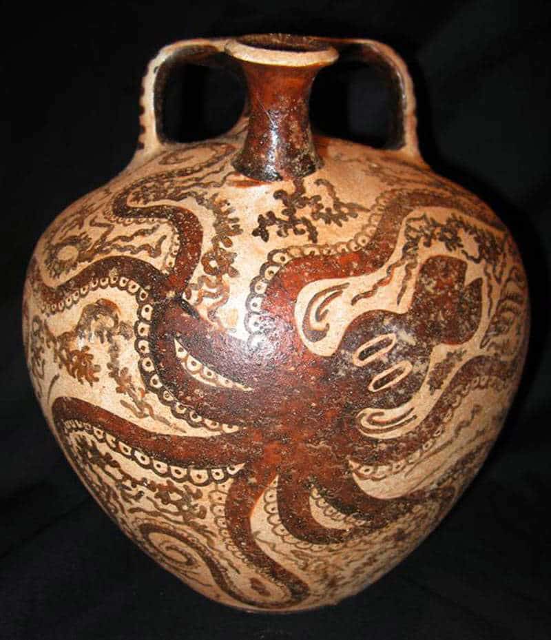 Minoan Octopus Jar, Knossos, via Arts and Science