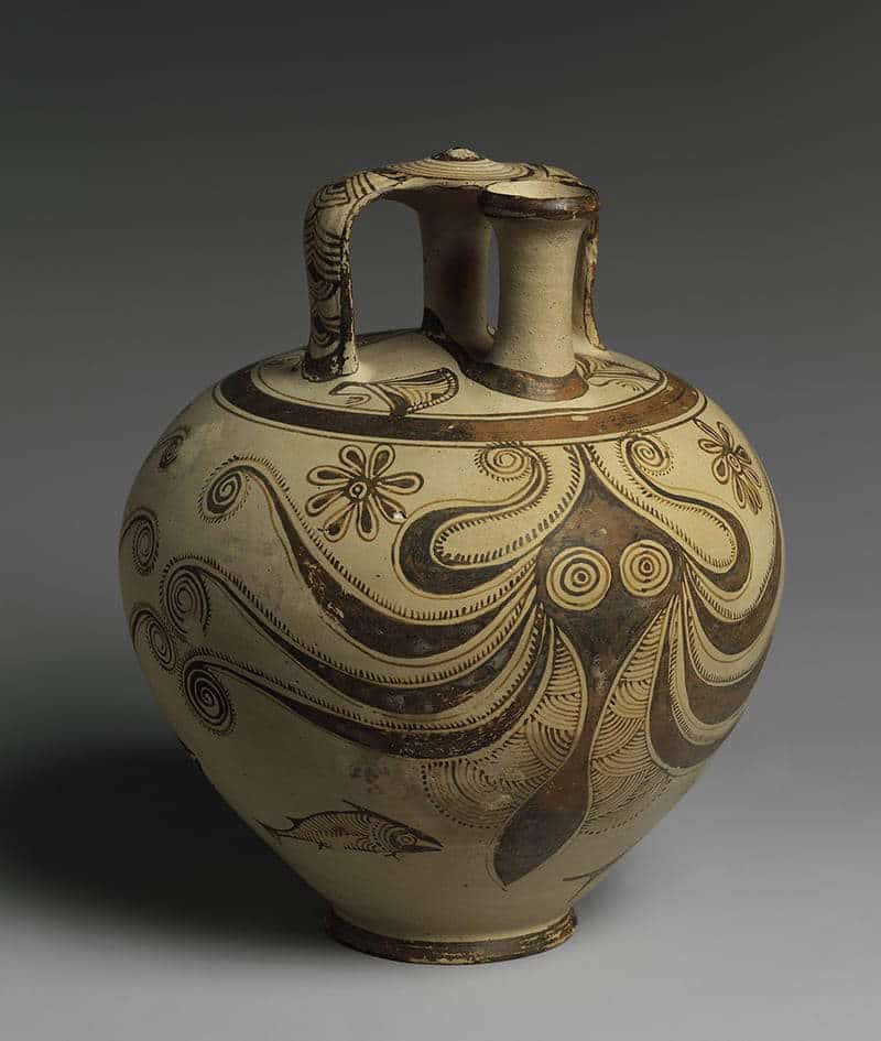 Mycenaean Octopus Jar, via the Met Museum