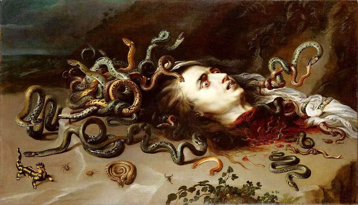 head of medusa peter paul rubens