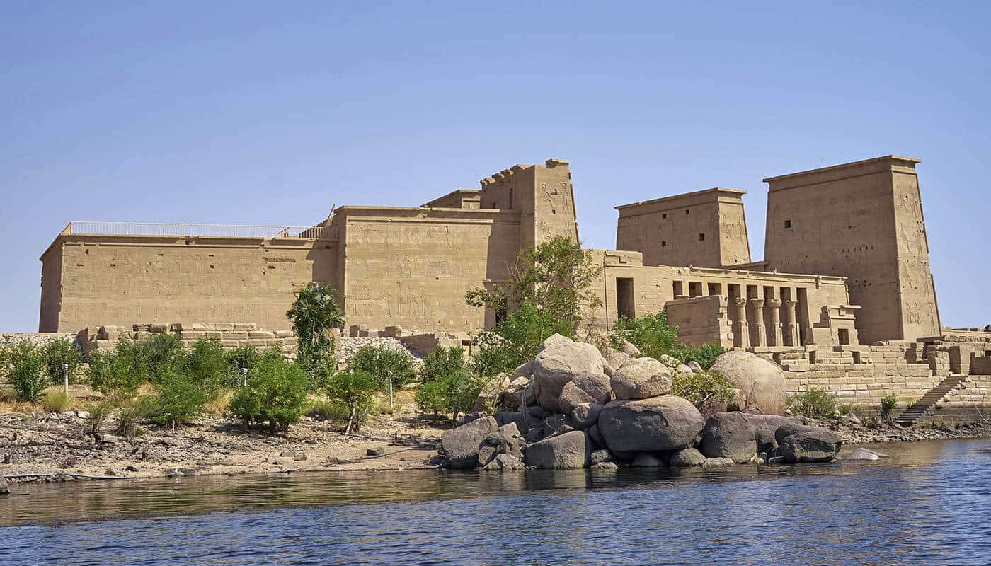 Philae temple of Isis, Egypt.