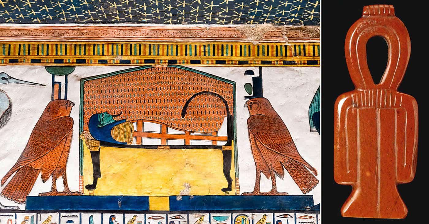 Nefertari's tomb Isis and Nephthys.