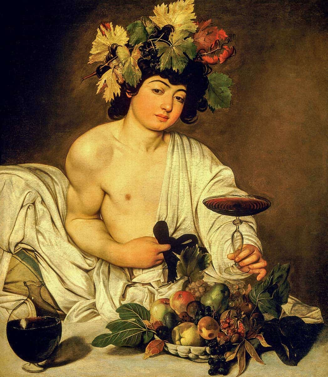 caravaggio bacchus painting