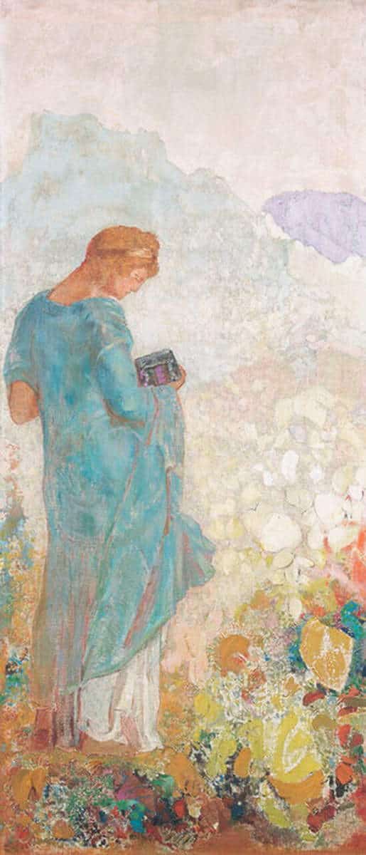 creation myths redon pandora painting