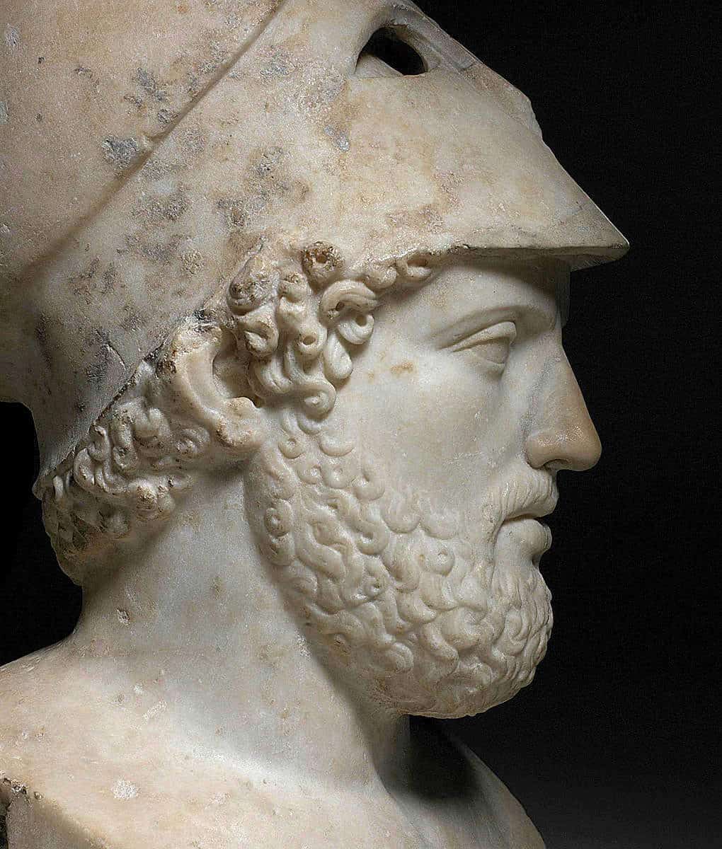 roman bust pericles