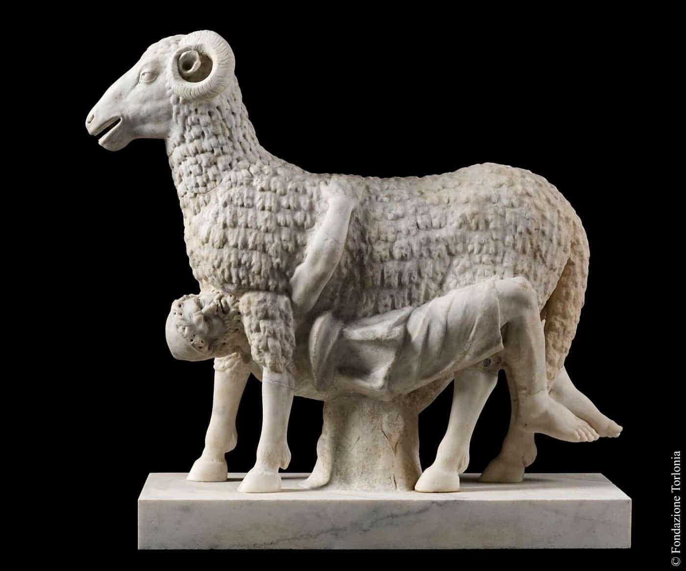 torlonia collection statue odysseus ram