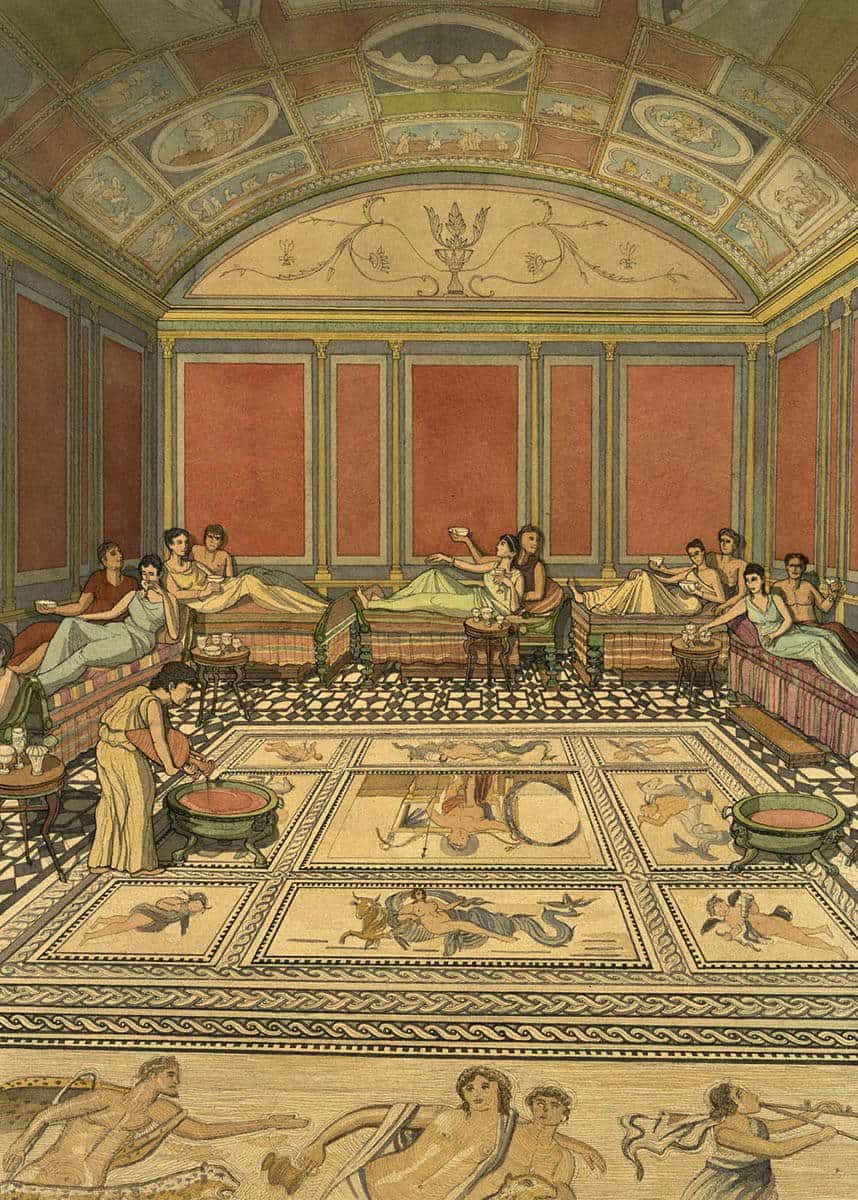 roman food triclinium jc golvin