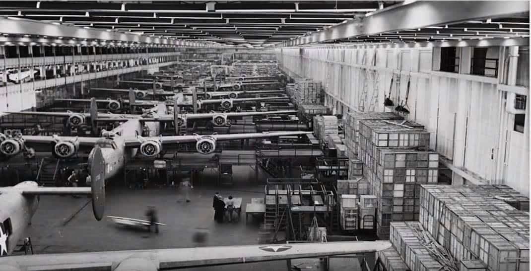 ww2 factory production