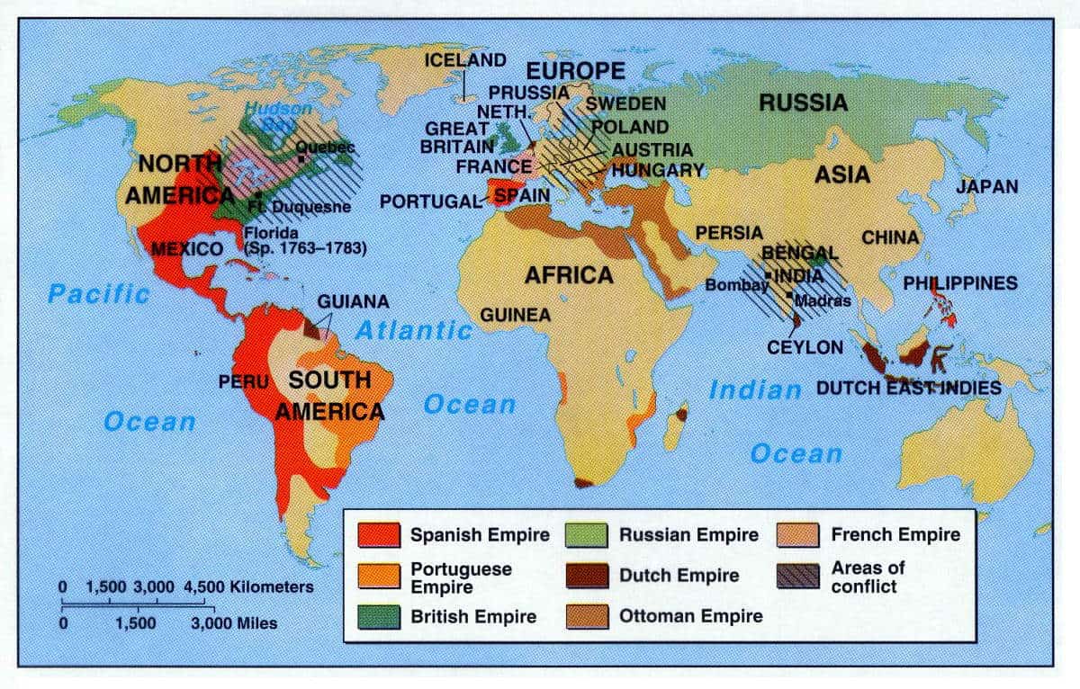 seven years war battlefields