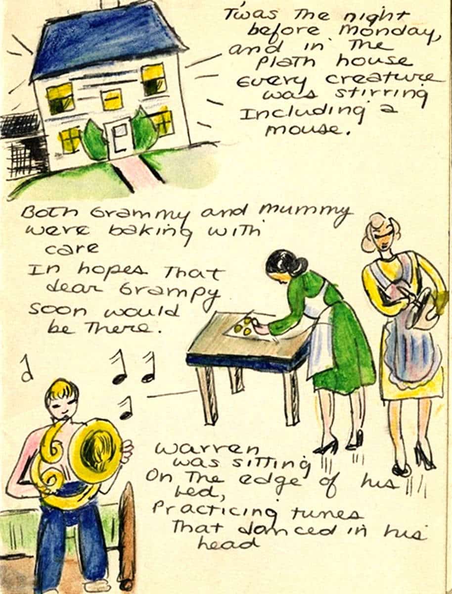 sylvia plath illustrated poem