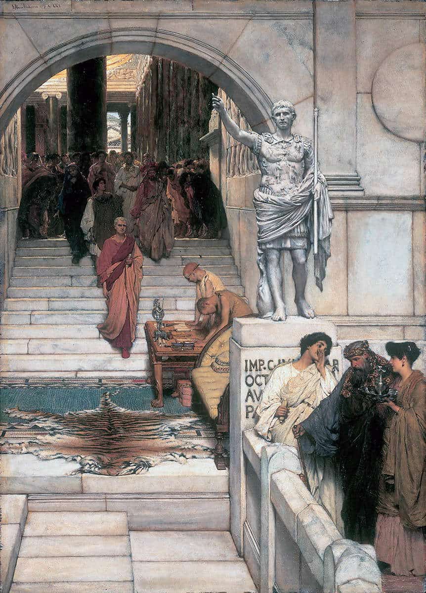 tadema audience agrippa