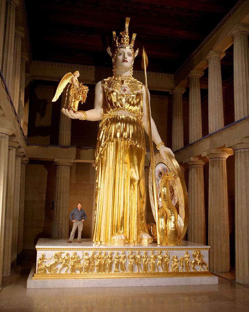 statue athena parthenon nashville