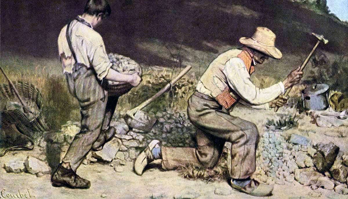 gustave courbet stone breakers realism