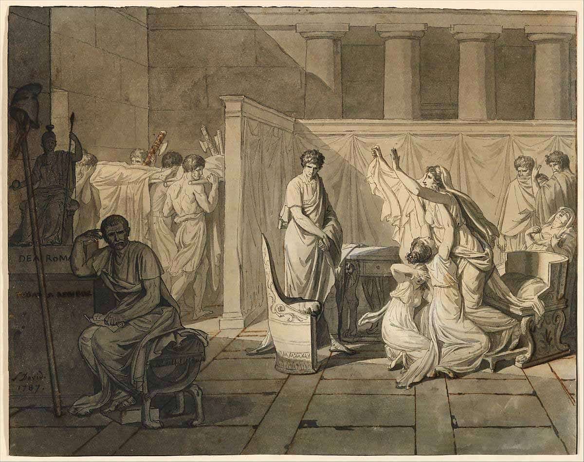 jacques louis david brutus painting