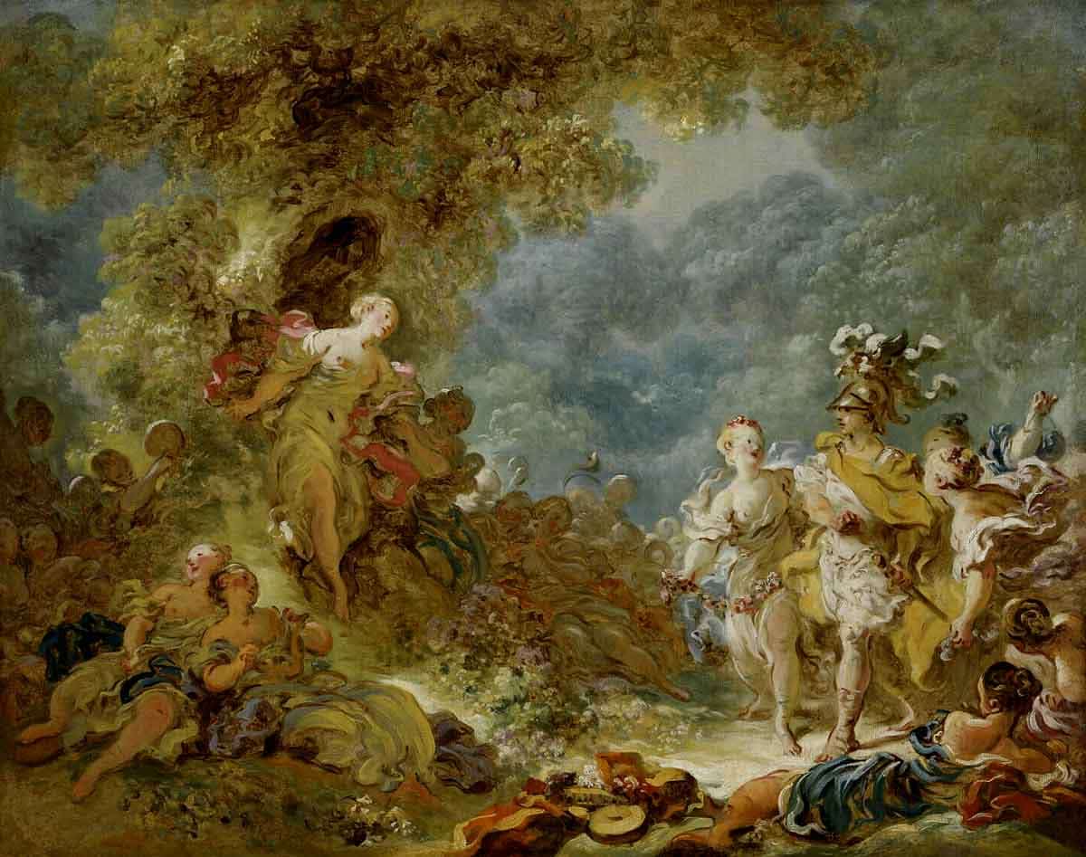 fragonard renaud dans le jardin