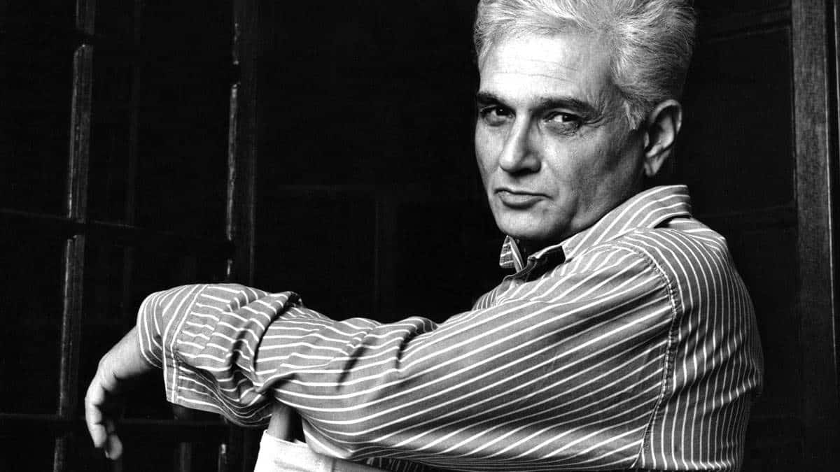 derrida black white photograph