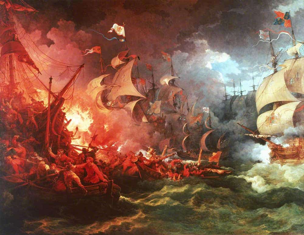 spanish armada defeat loutherbourg