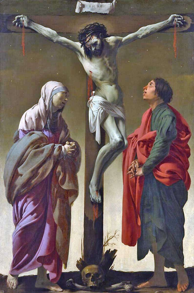 The Crucifixion with the Virgin and Saint John, Hendrick ter Bruggen, c.1624-5, via The Met