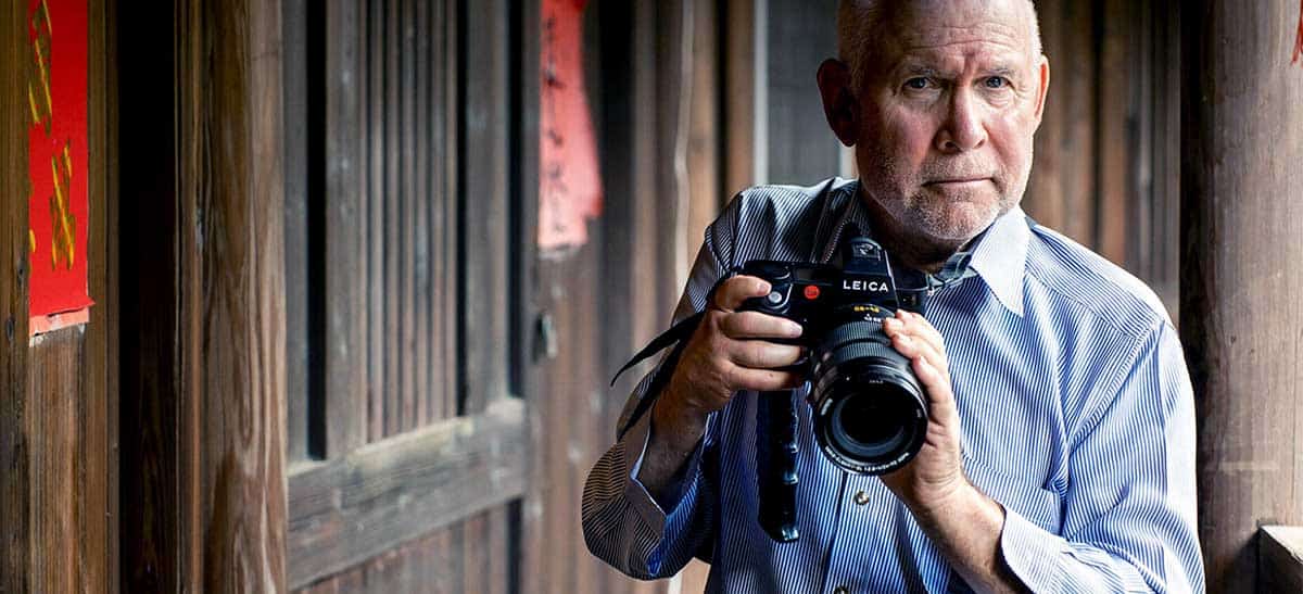 Steve McCurry with his camera