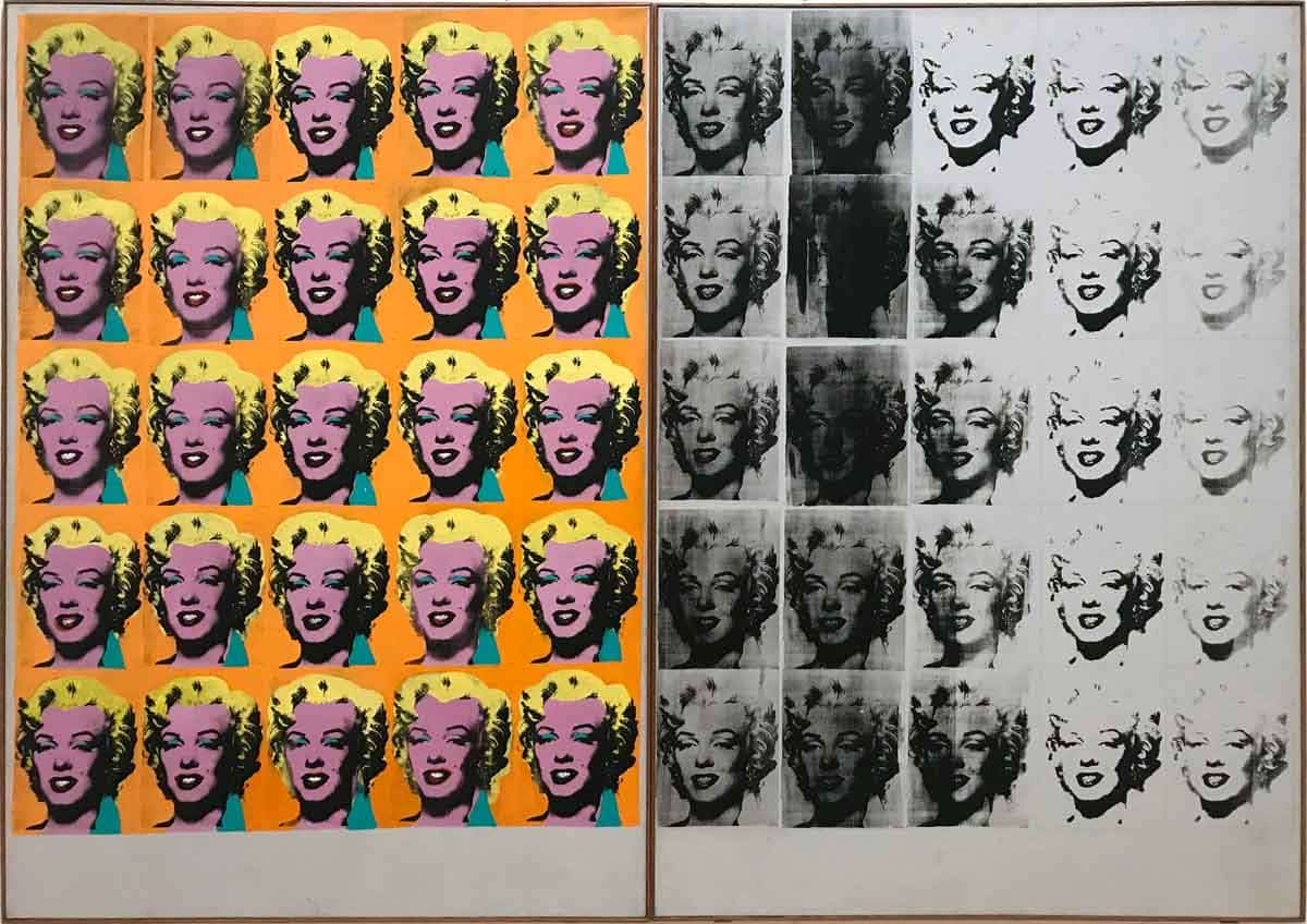 andy warhol marilyn diptych 1962