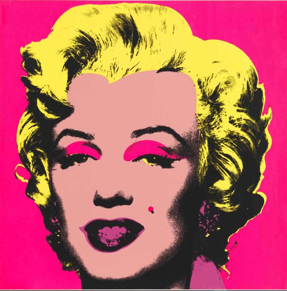 andy warhol marilyn monroe colour