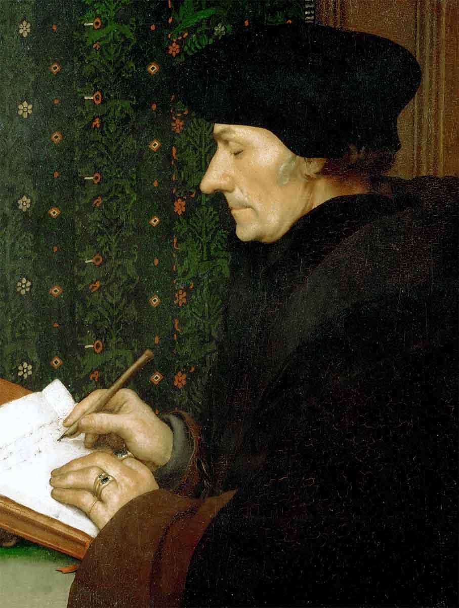 hans holbein erasmus rotterdam painting