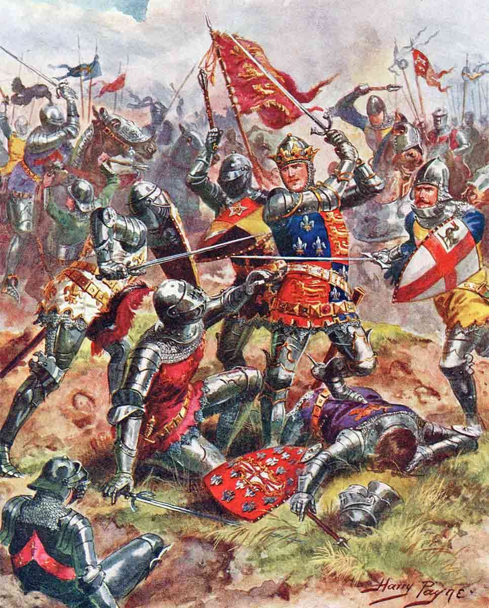 Henry V at Agincourt. Source: Picryl 