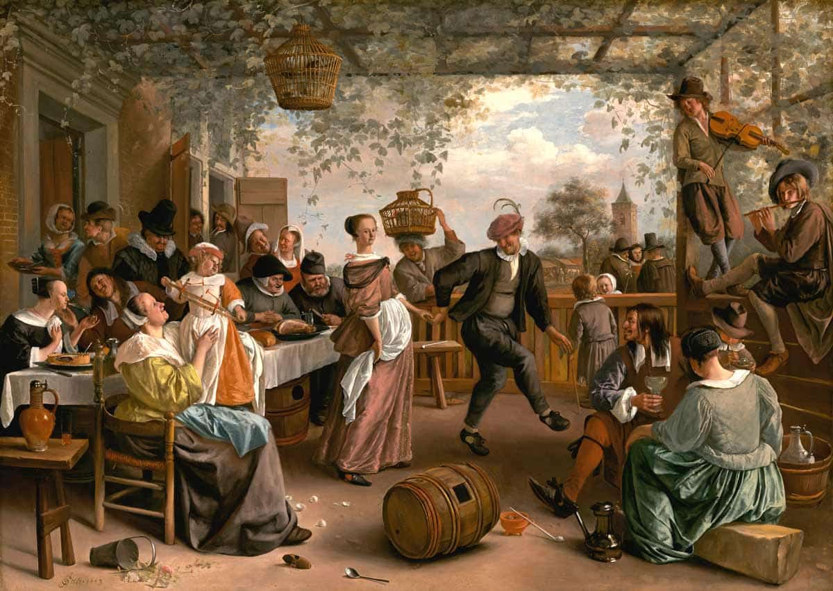 jan steen dancing couple painting