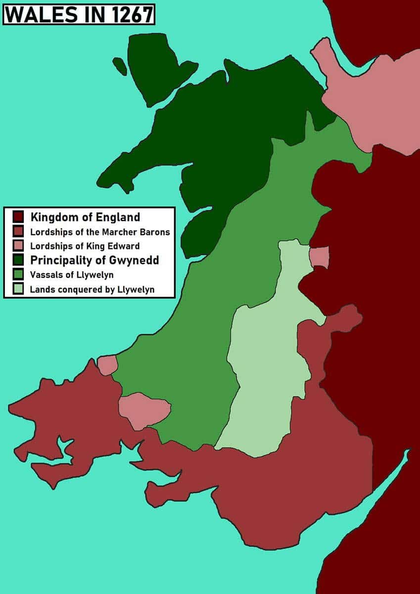 map wales 1267