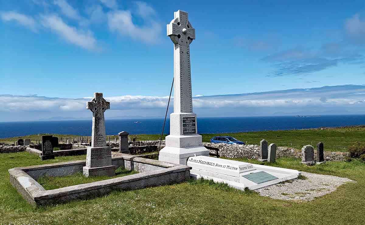 sunny day kilmuir graveyard