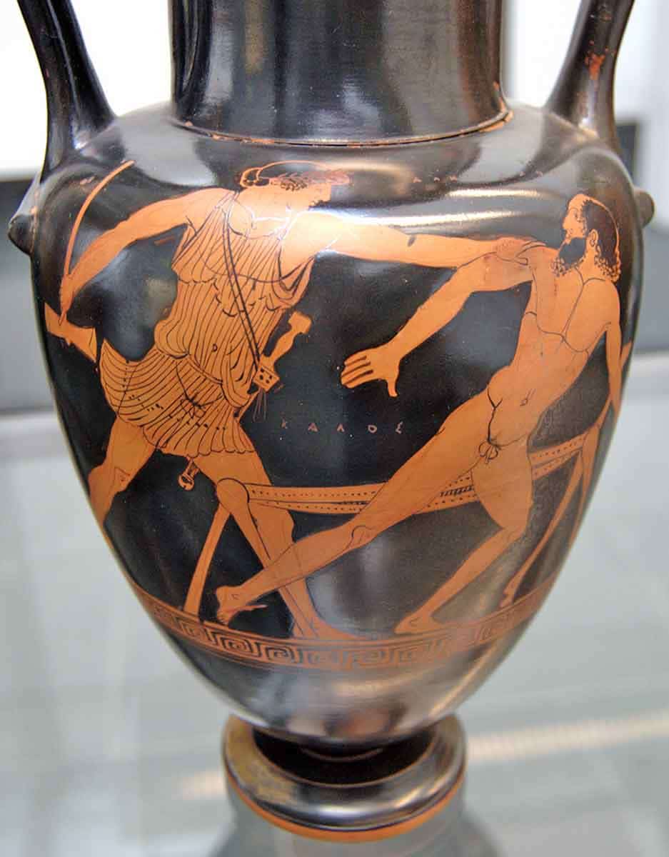 theseus prokroustes amphora