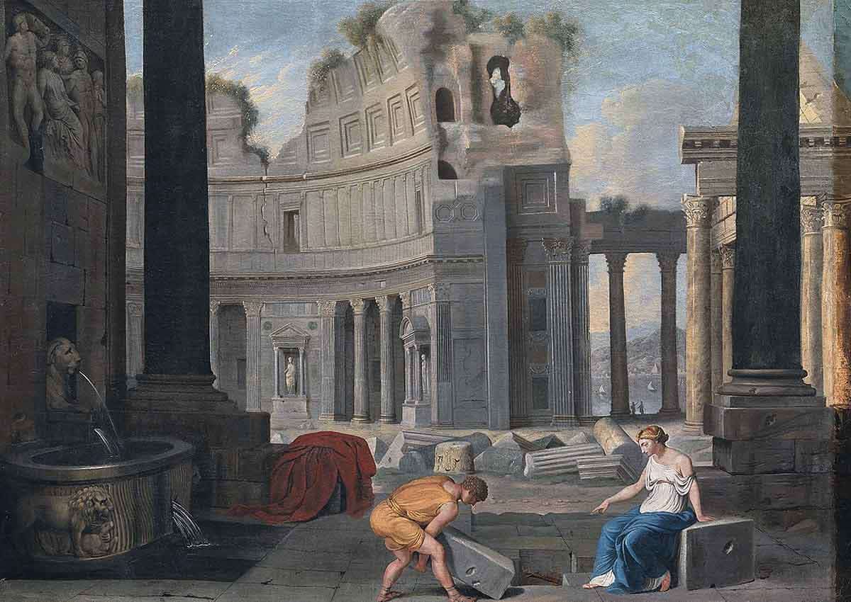 theseus sandals painting jean lemaire