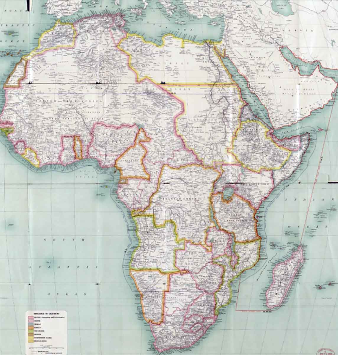 map of africa 1903