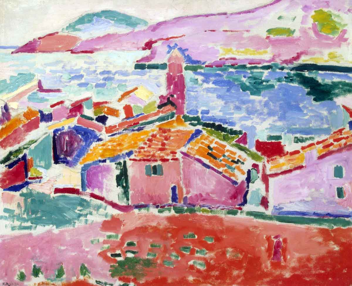 view of coilloure henri matisse