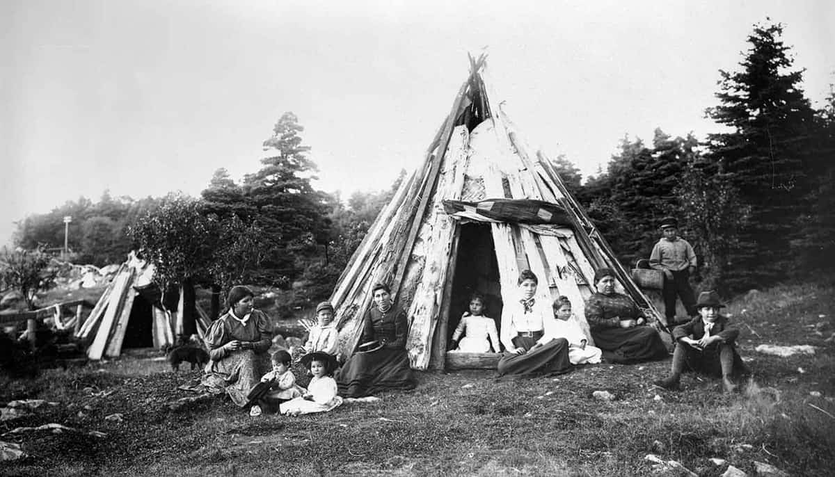 mikmaq camp first nations canada