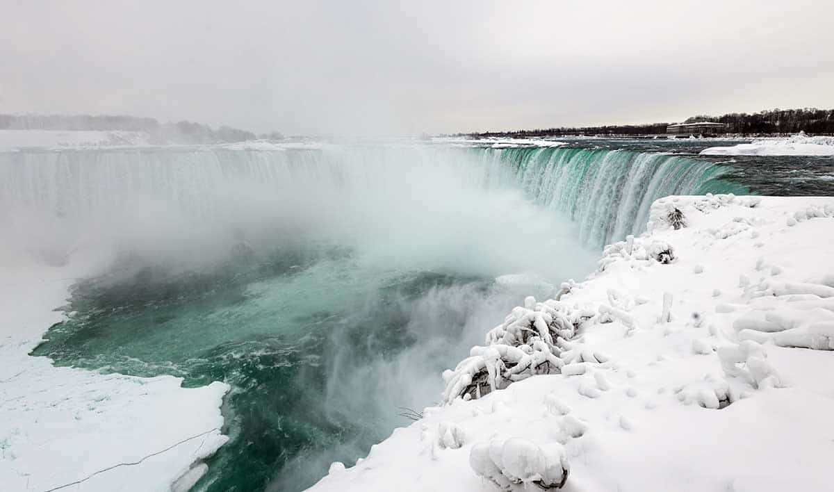 Niagara Falls in the winter