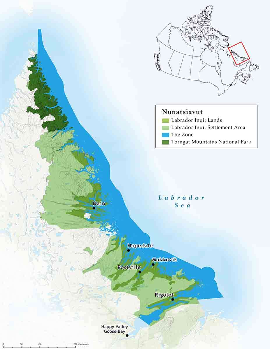 nunatsiavut map