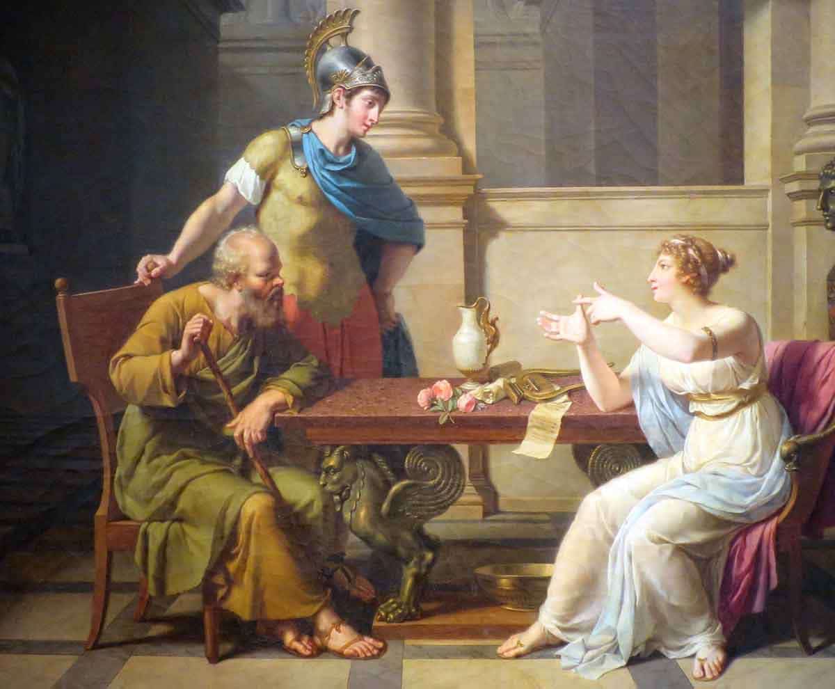 socrates visiting aspasia monsiaux 1801