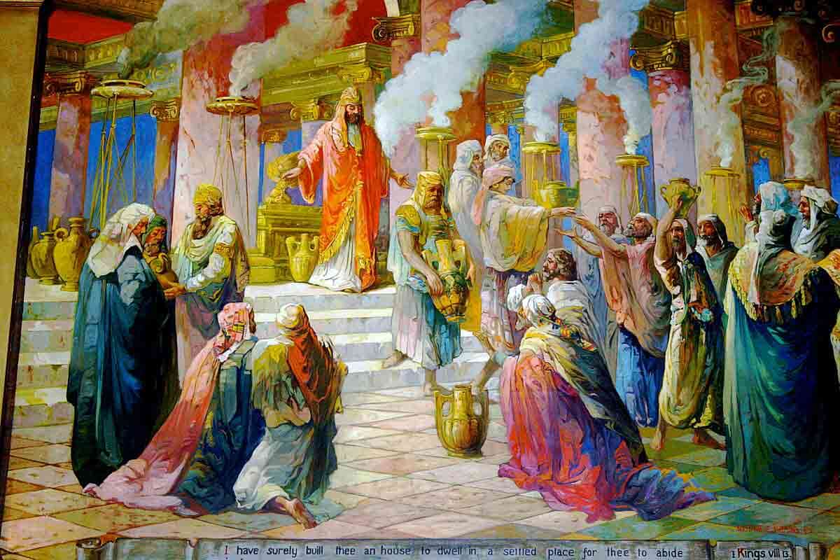 king solomon in the temple