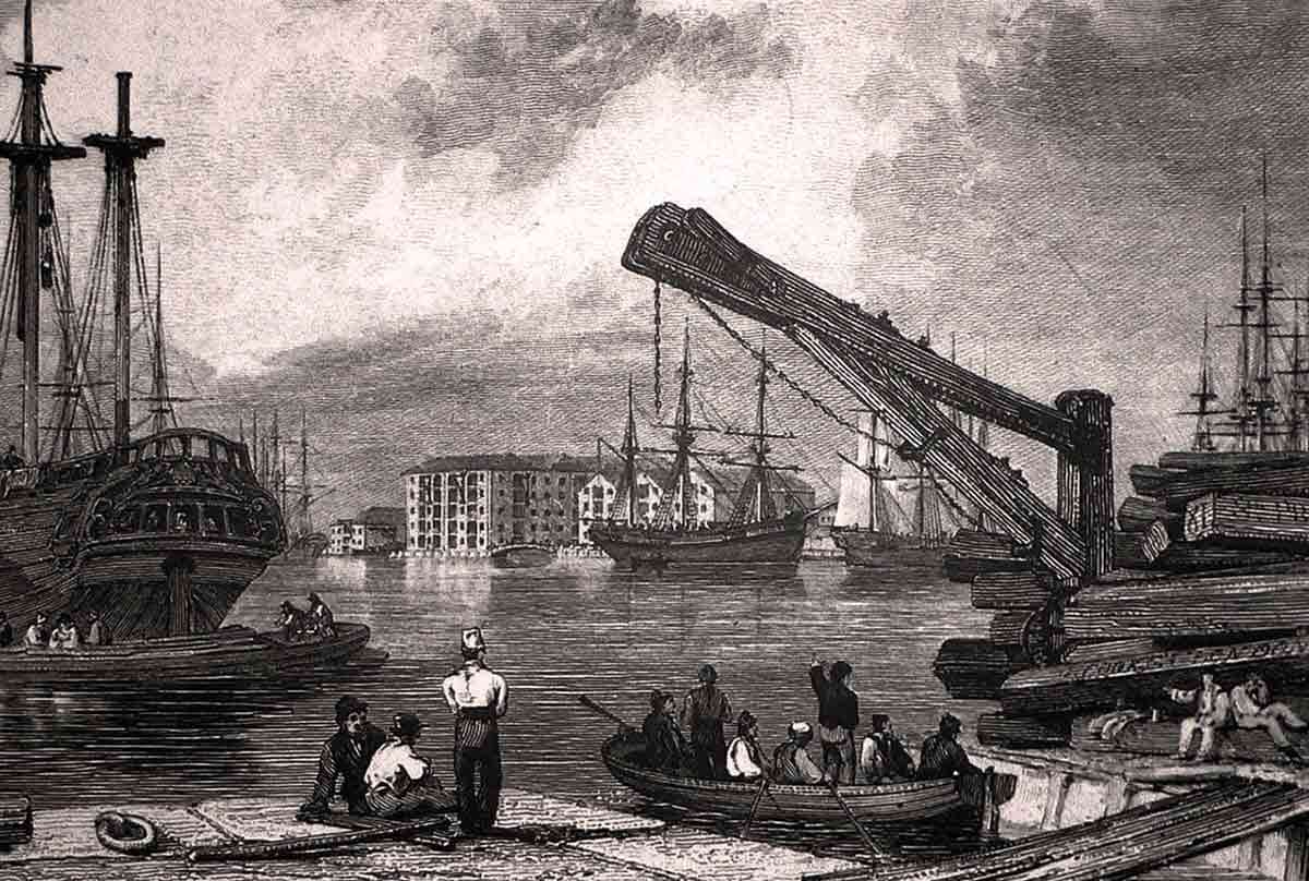 london 1820s portside