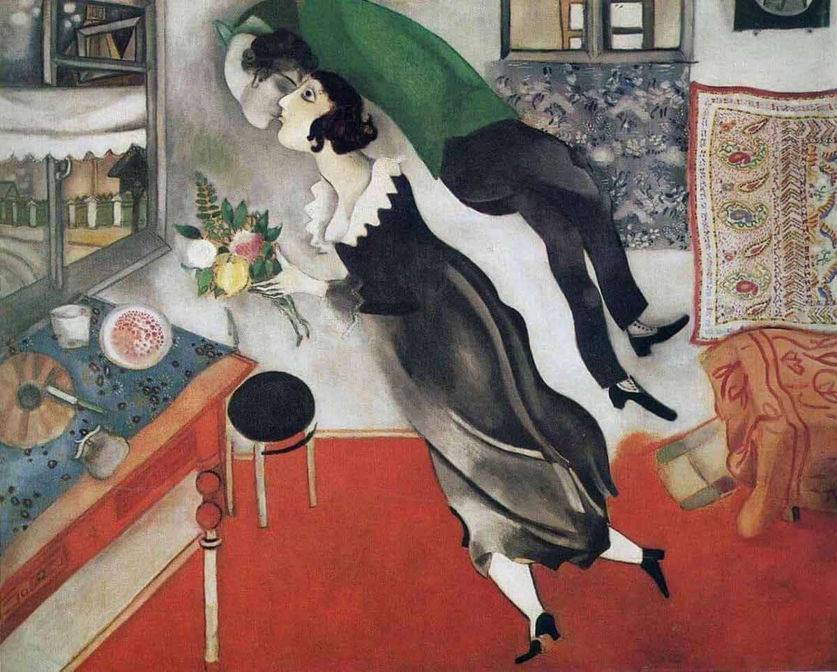 marc chagall birthday painting