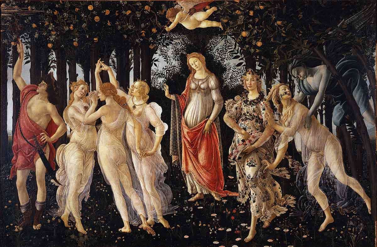 sandro boticelli primavera painting