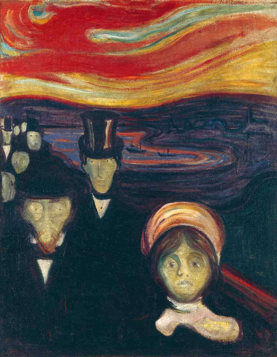 anxiety edvard munch 1894 painting