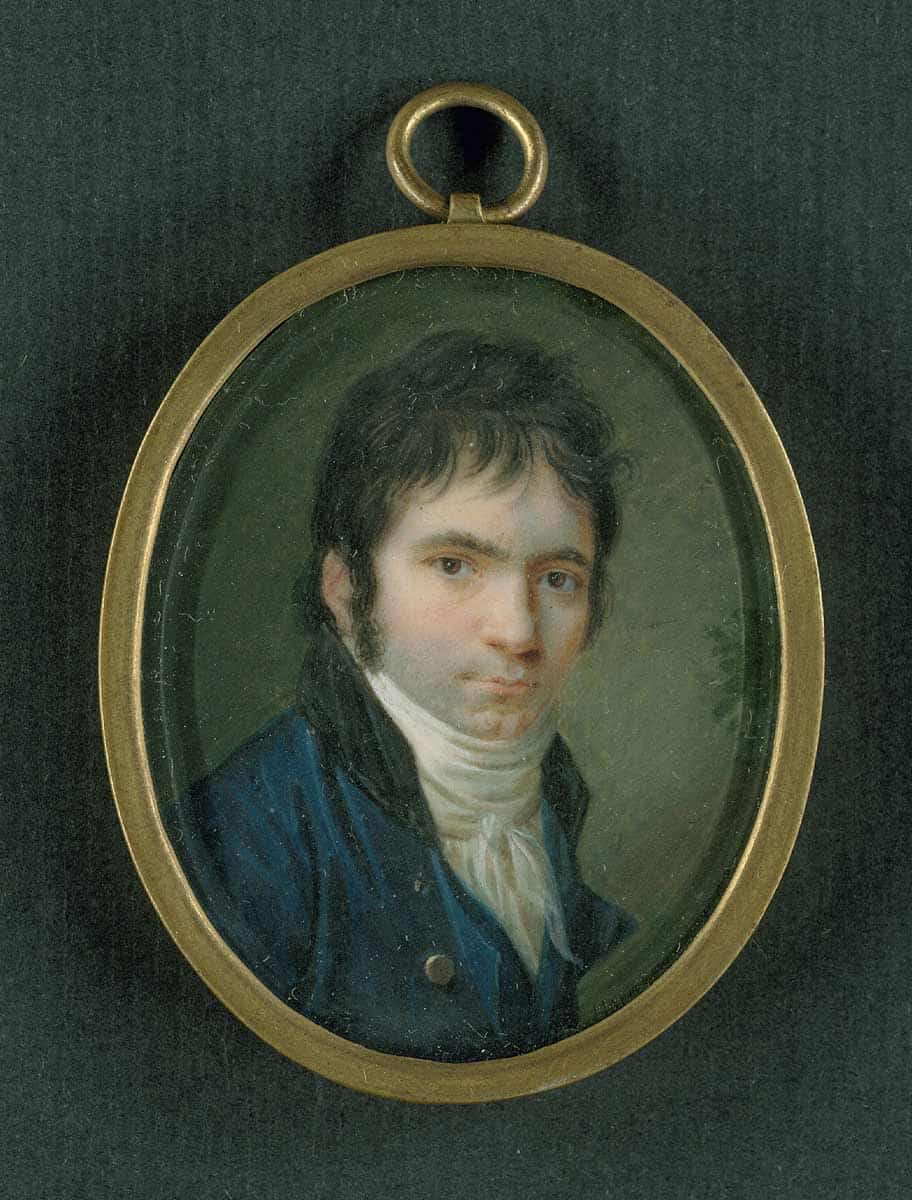 beethoven 1802 portrait locket