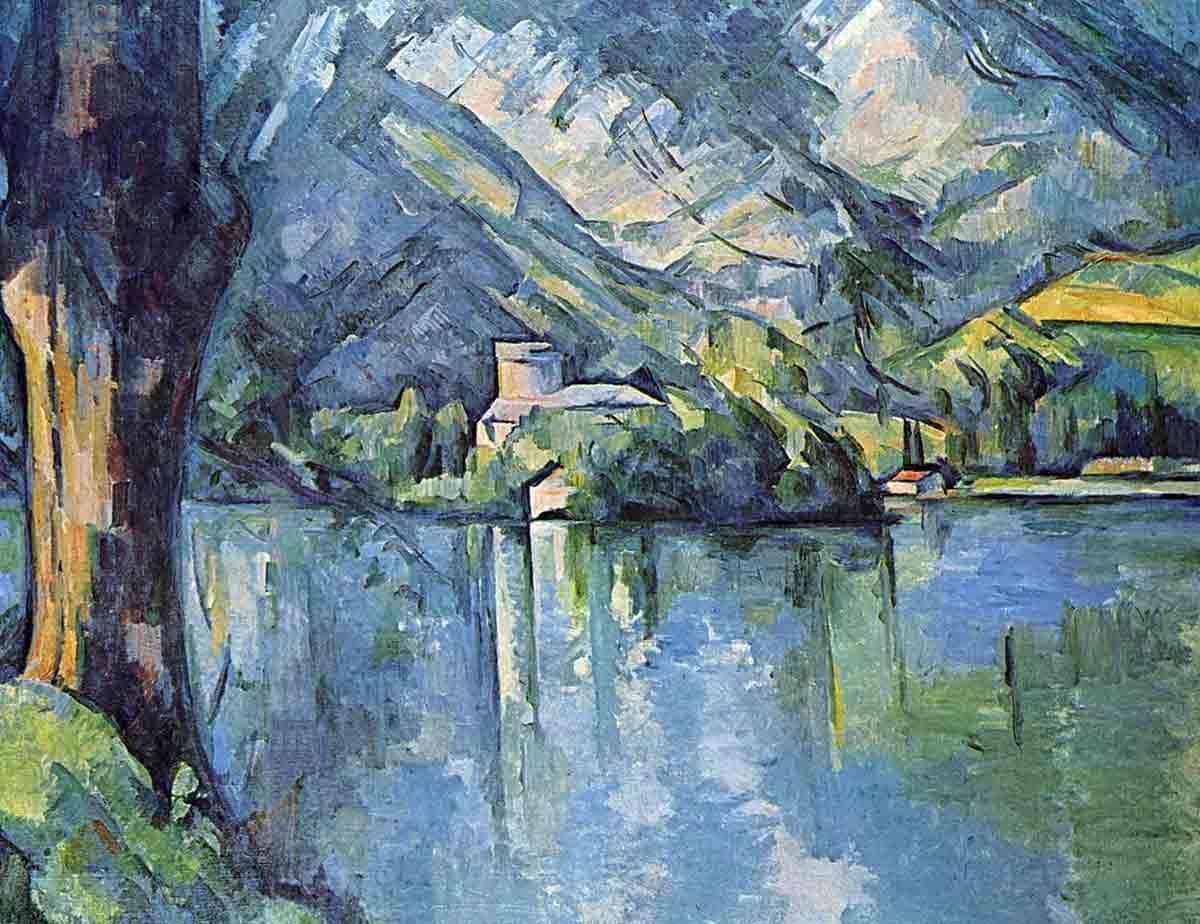 lac d annecy paul cezanne