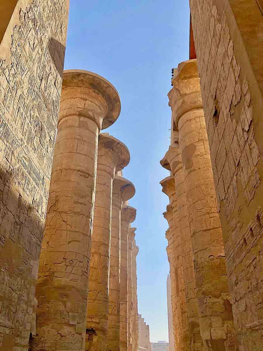 egypt karnak hypostyle hall temple