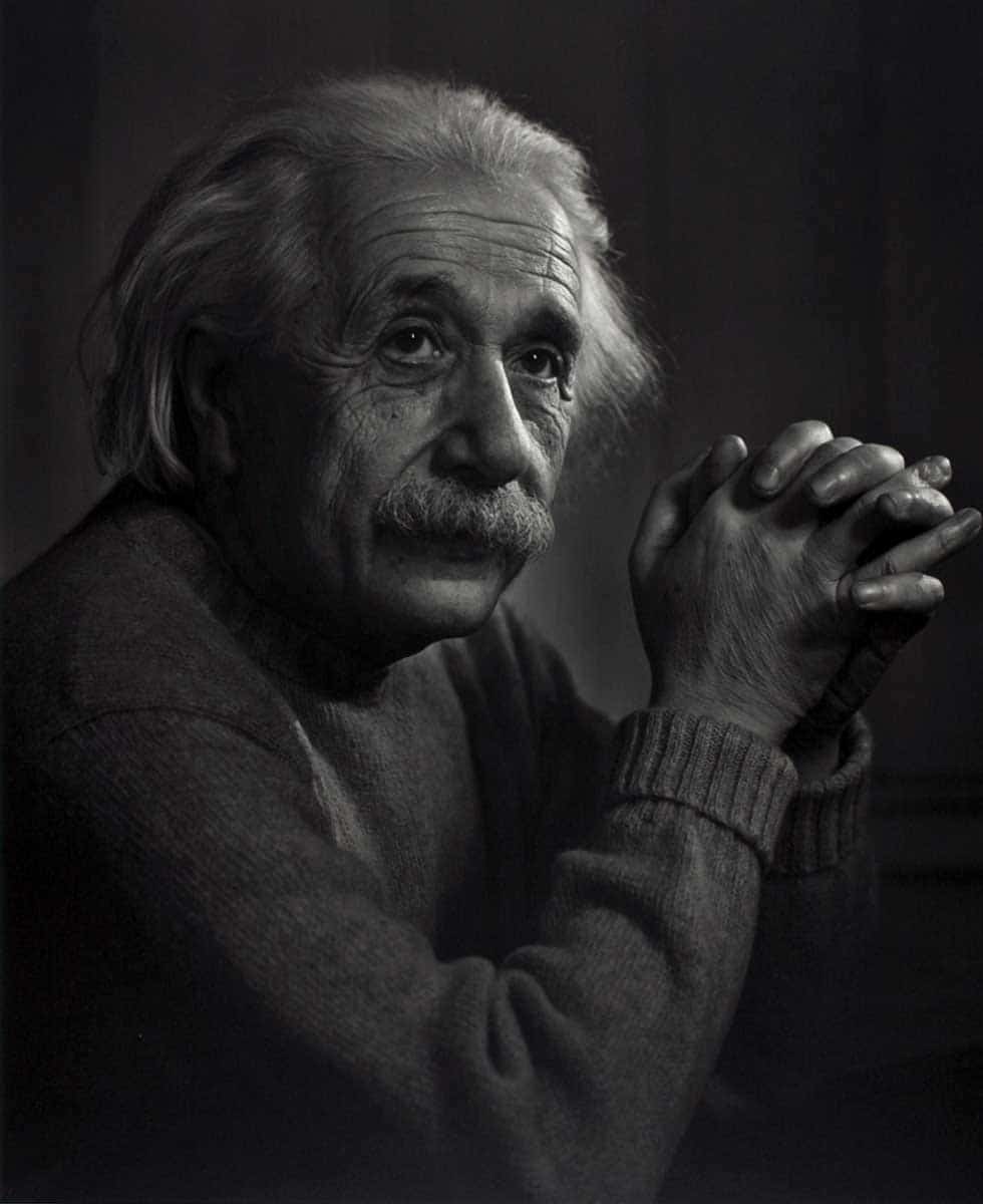 karsh albert einstein portrait