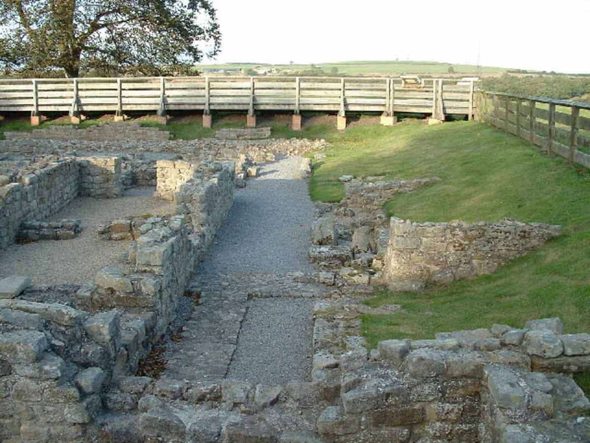 vinovium roman fort ruins