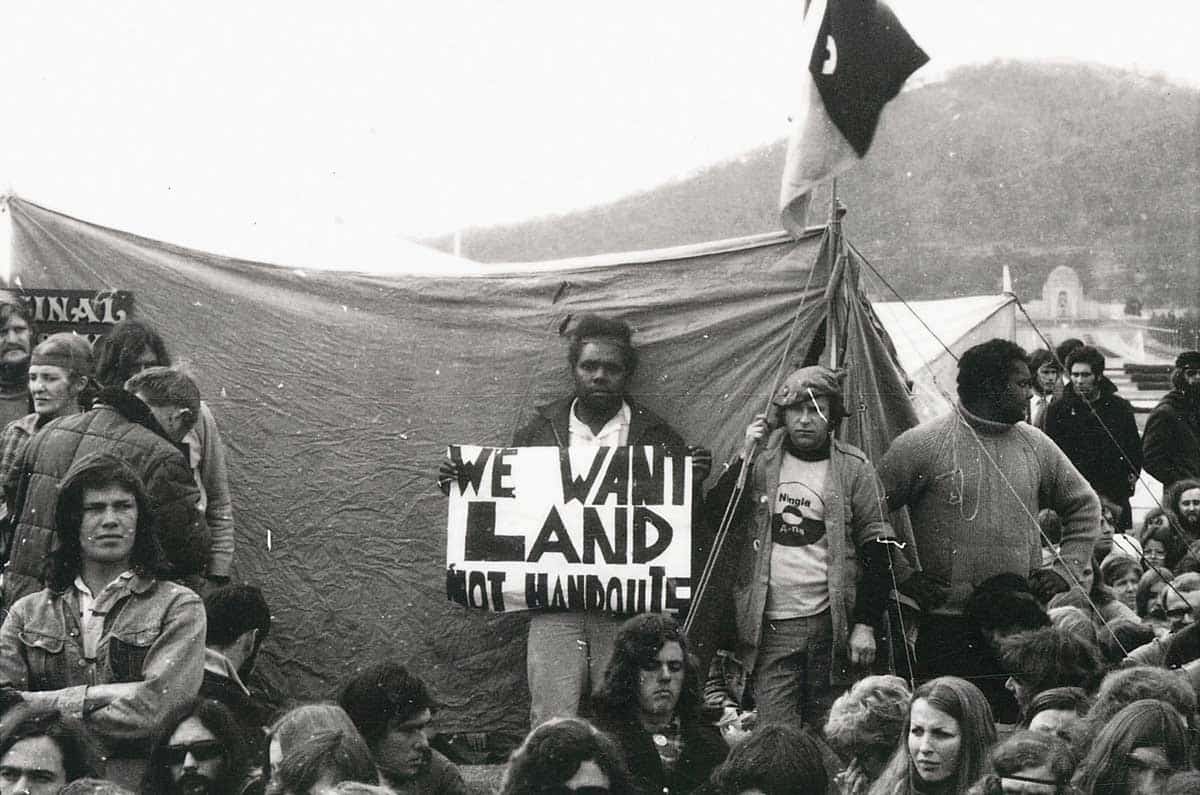 aboriginal land rights tent