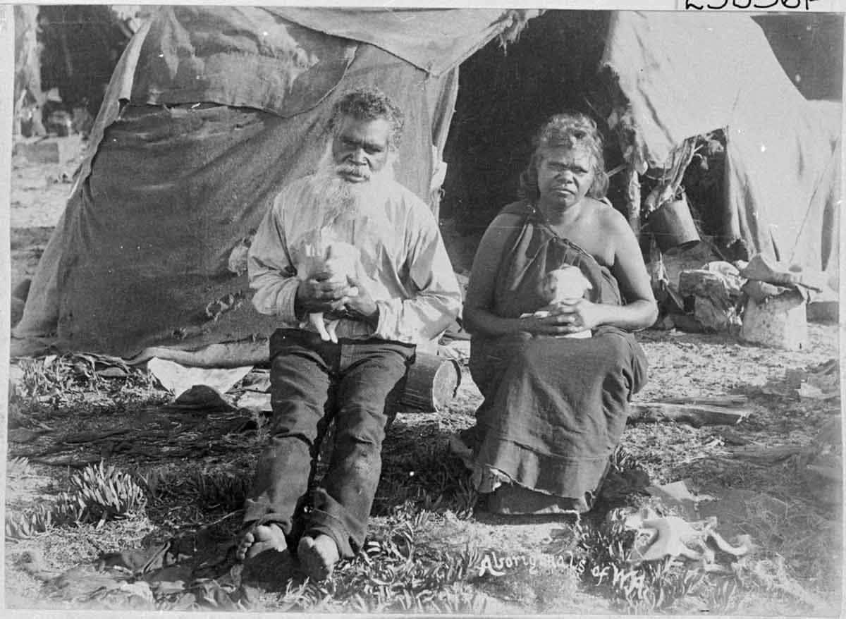 aboriginal noongar couple picture